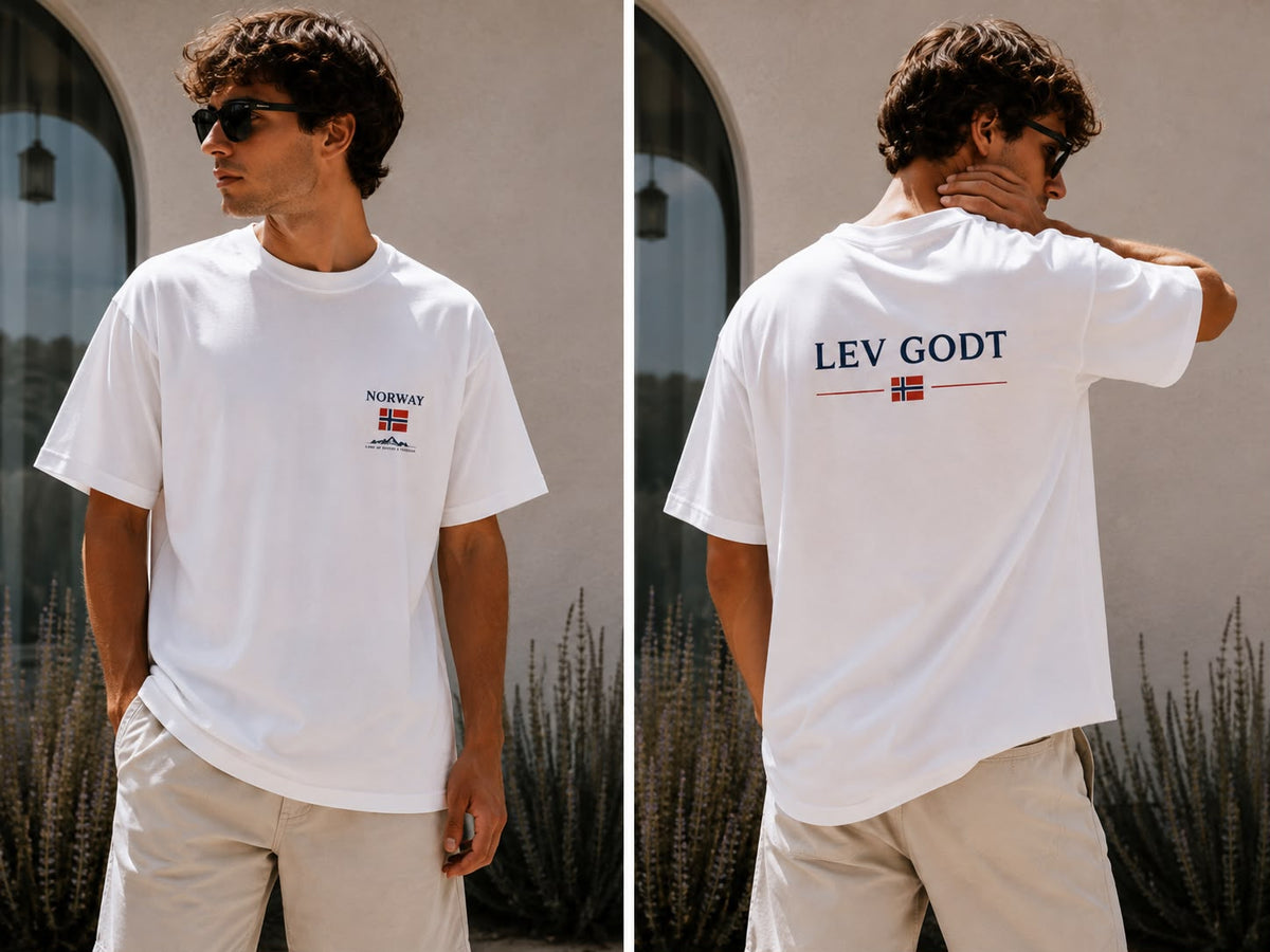 Lev Godt t-skjorte – herre modell